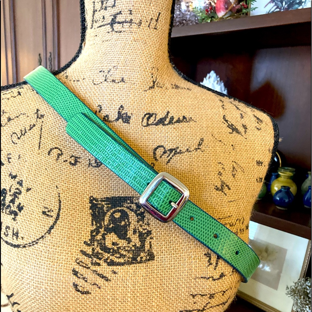Jade Green Banana Republic Leather Belt Medium 41”
